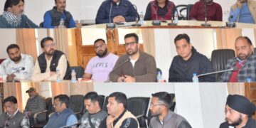 DIC Rajouri briefs Media Persons about ECI guidelines