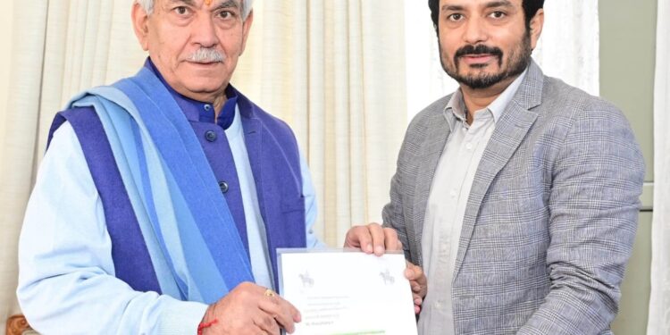 BJP Spokesperson calls on Lt Governor