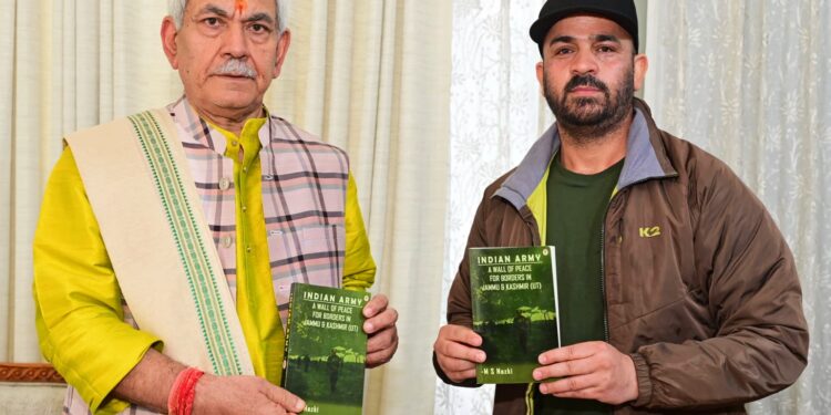 Lt Governor releases Book ‘Indian Army – A Wall of Peace for Borders in Jammu Kashmir’
