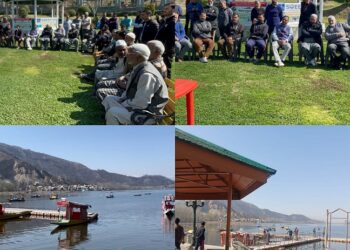 Manasbal Lake echoes with Voter Awareness Slogans under SVEEP Program