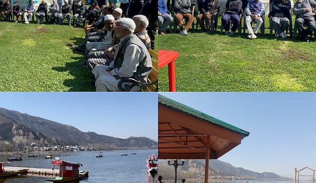 Manasbal Lake echoes with Voter Awareness Slogans under SVEEP Program