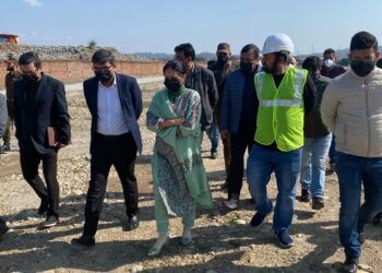 Mandeep Kaur assesses progress of works on waste treatment facility at Kot Bhalwal