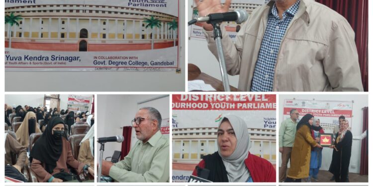 NYK’s Youth Parliament held at Ganderbal