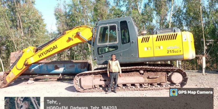 Over 5 lakh penalty imposed on excavator for illegal mining at Bhini Nallah