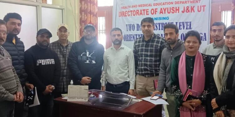 Re-orientation programme on Yoga and Herbal Plants concludes at Ramban