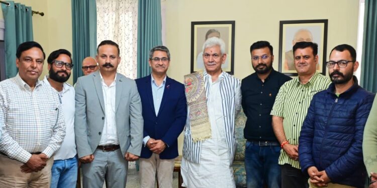 Representatives of Kashmiri Pandit organisations call on Lt Governor