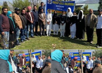 SVEEP Cell Rajouri organizes voter awareness, plantation drive