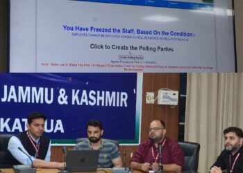 Second Randomization of Polling Staff Conducted at Kathua