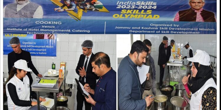 State level ‘India Skills Competitions’ held at Institute of Hotel Management