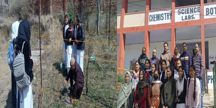 Training-cum-Awareness Camp on Lavender, Marigold Cultivation organised at GDC Kishtwar