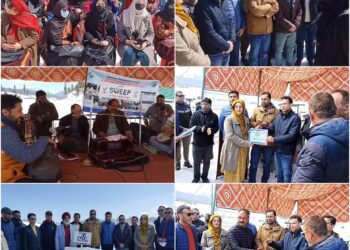 SVEEP: Distt Admin B’la engages Young Voters through Varied Awareness Activities at Gulmarg