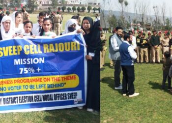Under SVEEP campaign, NCC Cadets, NSS volunteers imparted training at GDC Rajouri