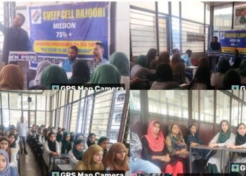 Voters’ awareness programme hosted for students at Rajouri under SVEEP