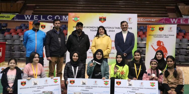 SRINAGAR WOMEN BADMINTON AND TABLE TENNIS TOURNAMENT 2024