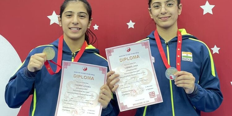 Wushu Sisters Ayeera, Ansa clinch Gold Medal at Russian Moscow Stars Wushu International Championship