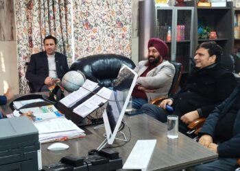 PUNEET MAHAJAN meets Director Ayush J&K Dr Mohan Singh
