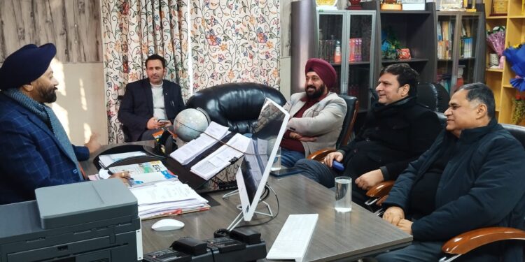 PUNEET MAHAJAN meets Director Ayush J&K Dr Mohan Singh