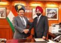 Shri Gyanesh Kumar and Shri Sukhbir Singh Sandhu assumed charge as the Election Commissioners