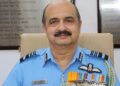 Chief of Air Staff Air Chief Marshal VR Chaudhari addresses 79th Staff Course at Defence Services Staff College, Wellington