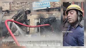 2 fire-fighters injured as many shops gutted in Sgr blaze