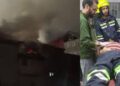 2 Firefighters Injured, 3 Residential Houses Gutted in Srinagar