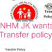 J&K NHM Functioning Disrupted by No Transfers and Prolonged Stays