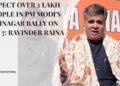 Expect over 2 lakh people in PM Modi’s Srinagar rally on Mar 7: Ravinder Raina