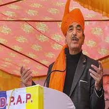 Those who were part of BJP Govt have no right to call us ‘B team’: Gh Nabi Azad in Qazigund