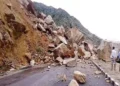 Landslides Close Highway For 11 Hours