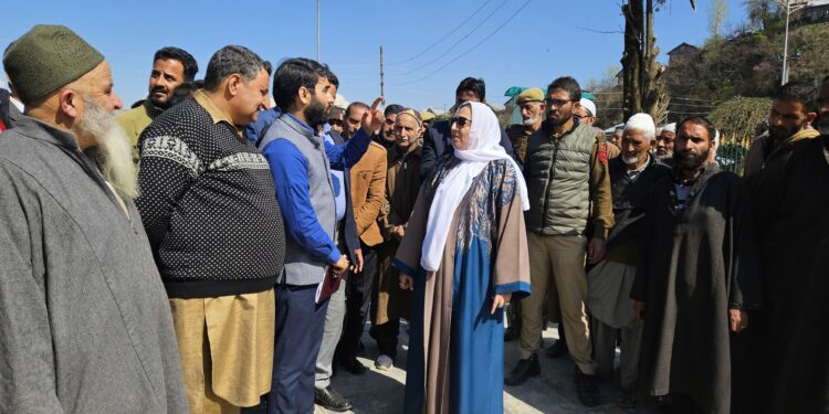 Dr Andrabi at Chrar-e-Sharief