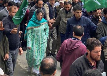 PDP kicks off Lok Sabha campaign in J&K with a road show