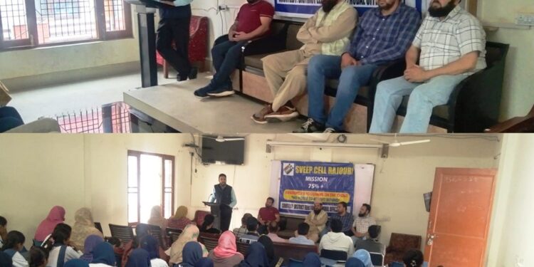 Lok Sabha Elections 2024: SVEEP awareness event held at GHSS Rajouri