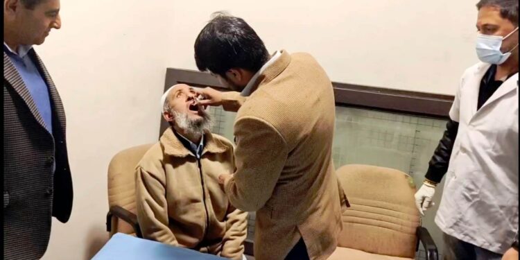 Vaccination Camp for Hajj Pilgrims held at District Hospital Kishtwar