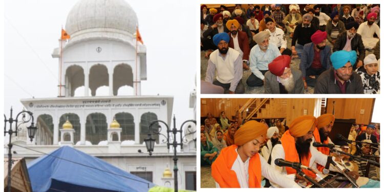 DC Sgr greets Sikh Sangat during his visit to Gurudwara Chatti Padshahi on Baisakhi