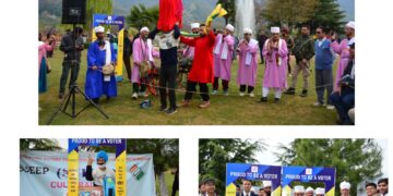 Lok Sabha Elections 2024  DEO Srinagar joins vibrant Electoral Awareness programme under SVEEP at Tulip Garden
