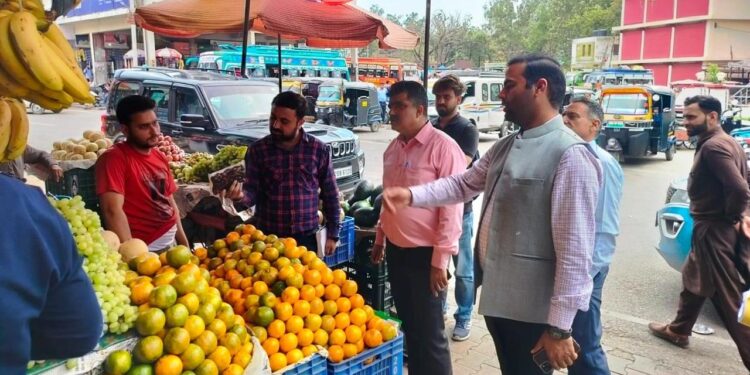 Market checking conducted in Reasi ahead of festival season