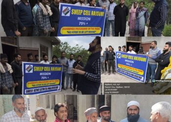 Lok Sabha Elections 2024  Massive SVEEP campaign launched across Rajouri district