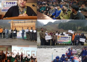 Lok Sabha Elections 2024  Mega SVEEP programme held at Tourist Resort Pahalgam