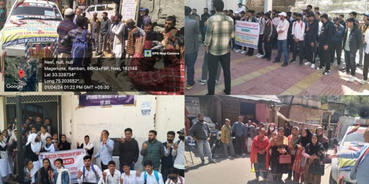 ‘Mera Pehla Vote, Desh ke Liye’ campaign under SVEEP held at GDC Ukhral