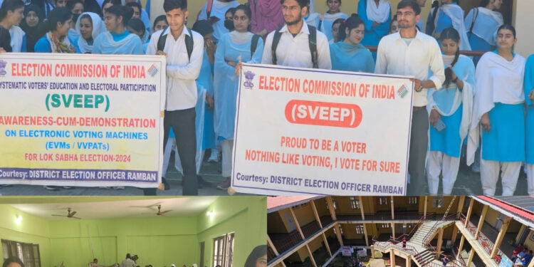 Lok Sabha Elections 2024  Series of awareness programmes under SVEEP  held across Ramban