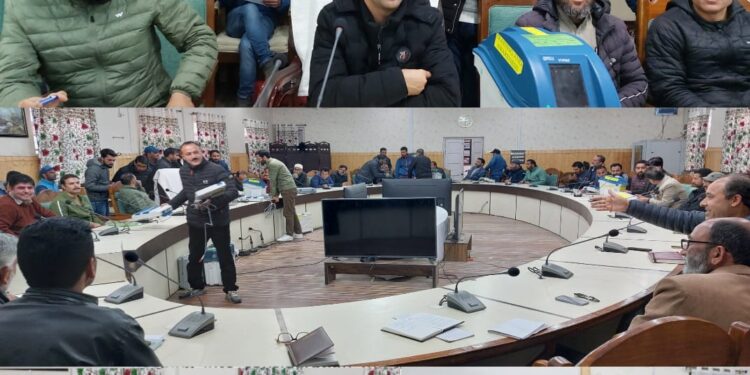 Lok Sabha Elections 2024  Training imparted to Sector Magistrates at Kupwara