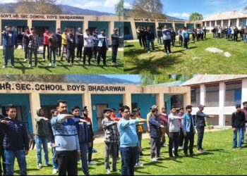 SVEEP program held at GHSS Boys Bhaderwah