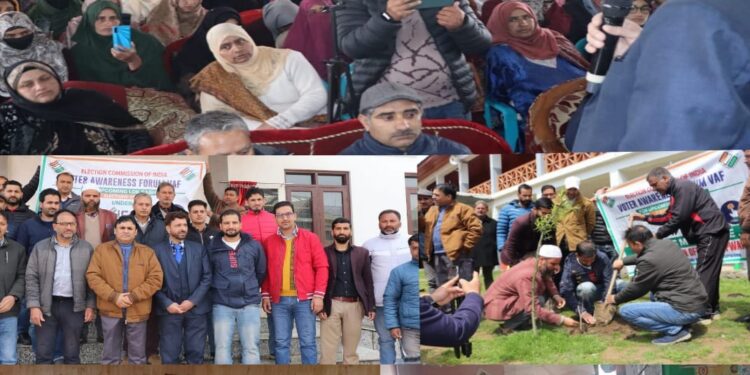 Lok Sabha Elections 2024  SVEEP: Voters Awareness program held at different education clusters in Kupwara