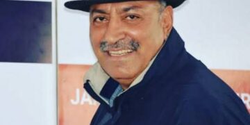 Usman Majid greets people on Eid-Ul-Fitr