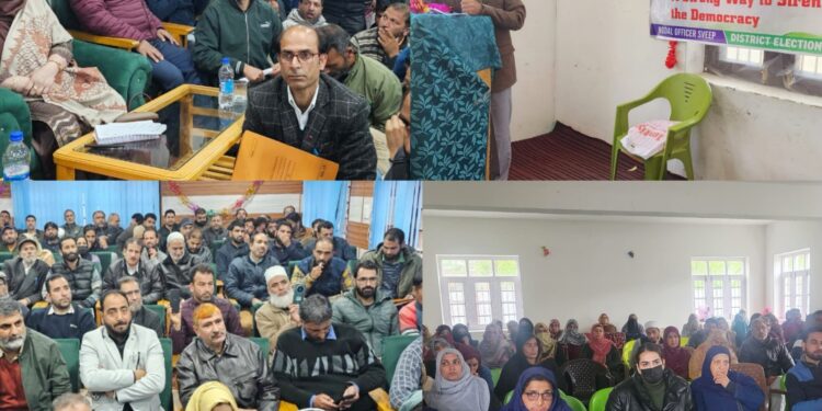 Lok Sabha Elections-2024 :SVEEP awareness programme empowers Communities at Pulwama
