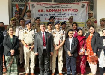 DLSA Samba organises sensitization programme on NALSA Scheme-2018, J&K Victim Compensation Scheme – 2019 for police officers, Legal Aid Counsels