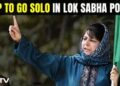 PDP’s Solo Run: Isolation Looms as Party Opts to Contest Lok Sabha Elections Independently in Kashmir Valley
