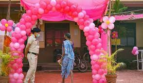 In a bid to Enhance Voting Experience; Ramnagar Polling Station decorated with Balloons, Mehendi, Toys