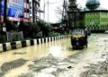 Srinagar’s Khayam road in dilapidated condition, residents seek early completion of work