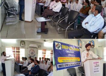 Lok Sabha Elections-2024: SVEEP programme held for young voters at GDC, GHSS Doongi